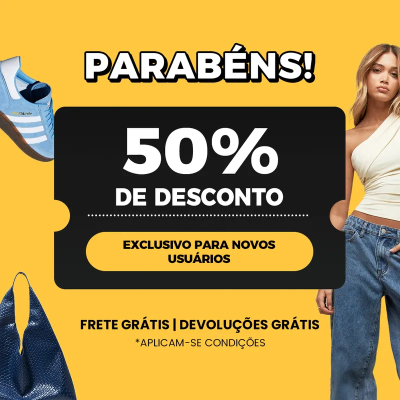 50% OFF para novos usuários
