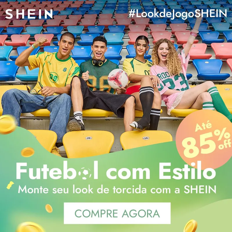 Futebol com estilo - Até 85% OFF