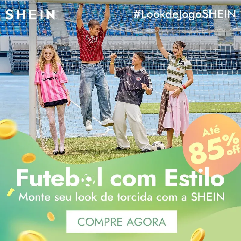 Futebol com estilo - Até 85% OFF