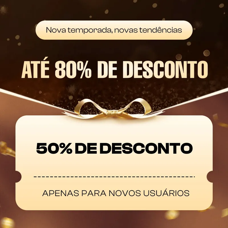 Nova Temporada
Até 80% OFF